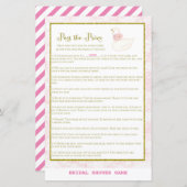 Swan Vrijgezellenfeest Game PRINED (Voorkant / Achterkant)