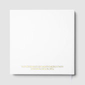 Swan Wedding Folie gastenboek (Achterkant)