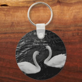 Swan Wedding Sleutelhanger (Voorkant)
