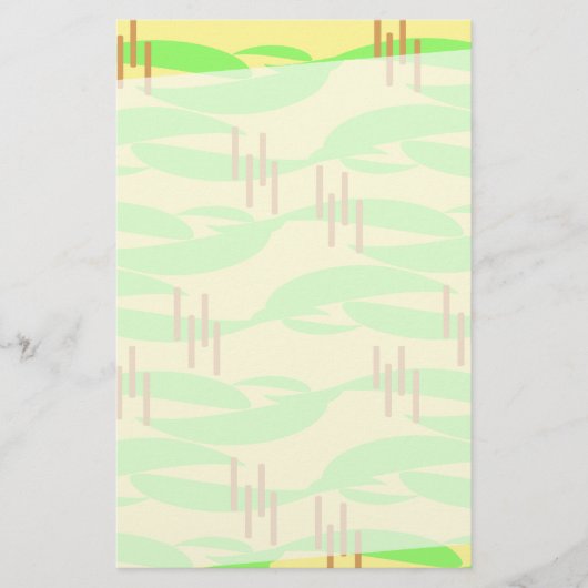 Swanky Sixties Stijl Briefpapier (Voorkant)