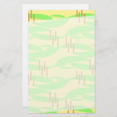 Swanky Sixties Stijl Briefpapier (Voorkant / Achterkant)