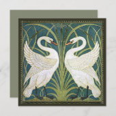 Swans Bridal Shower Kaart (Voorkant / Achterkant)