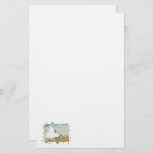 SWANS BRIEFPAPIER (Voorkant / Achterkant)