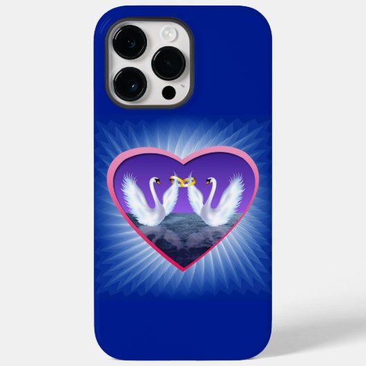 Swan's bruiloft Case-Mate iPhone case (Achterkant)