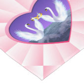 Swan's bruiloft korte tafelloper (Hoek)