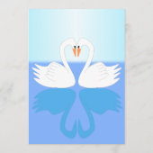 Swans Design Wedding Menu (Achterkant)