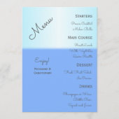 Swans Design Wedding Menu (Voorkant)