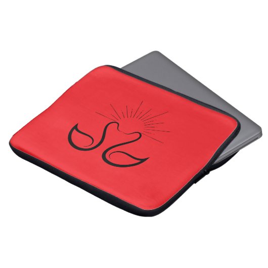 Swans Electronics Bag Laptop Sleeve (Voorkant top)
