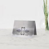 Swans in Love ~ Carte / Invitations (Devant)