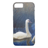Swans in Reeds, Bruno Liljefors Case-Mate iPhone Case (Achterkant)
