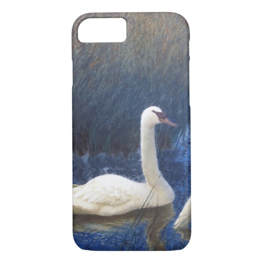 Swans in Reeds, Bruno Liljefors Case-Mate iPhone Case (Achterkant)