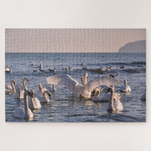 Swans Jigzaag Puzzle Legpuzzel