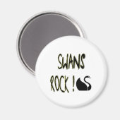 Swans Rock ! Magnet (Recto/Verso)