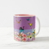 Swans Tweekleurige Koffiemok (Voorkant rechts)