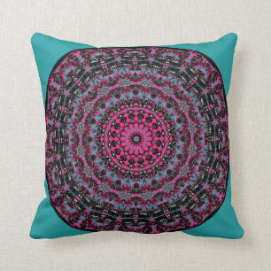 Swansea Kaleidoscope Pillow in 2 Sizes Kussen