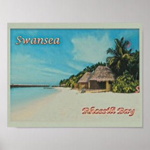 Swansea - Rhossili Bay - Wales - Europa - Poster