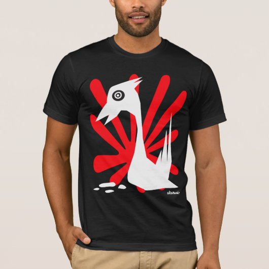 SwanSun (Swanson) Dark T-Shirt (Voorkant)