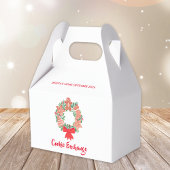 Swap voor kerstfeestdagen Koekkeruitwisseling Bedankdoosjes