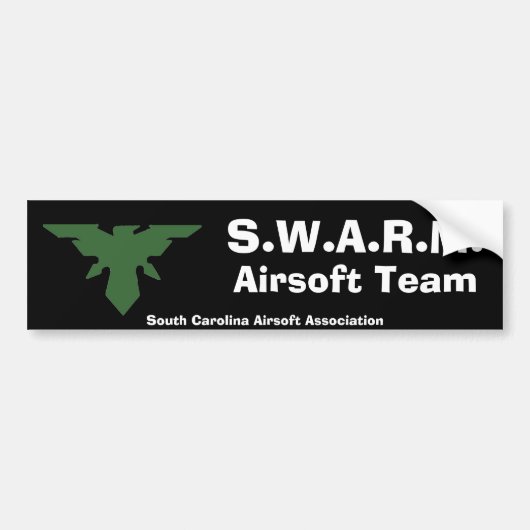 SWARM-Bumpersticker Bumpersticker (Voorkant)