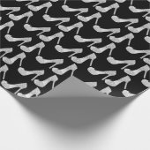 Swarovski Crystals Diamond High Heels Shoes Black Cadeaupapier (Hoek)