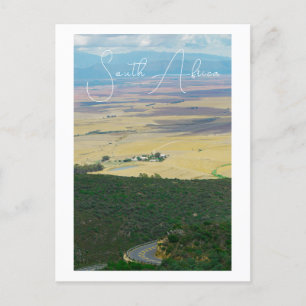 Swartland Mountains Fields Uitzicht South Africa Z Briefkaart