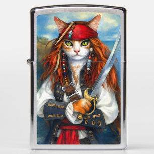 Swashbuckler Pirate Cat Fantasy Character Art