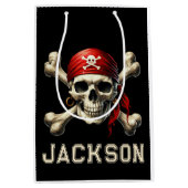 Swashbucklin’ golfcadeautassen medium cadeauzakje (Voorkant)