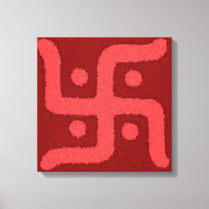 Swastik2 Uitgebreide Canvas afdrukken