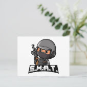 Swat Briefkaart (Staand voorkant)