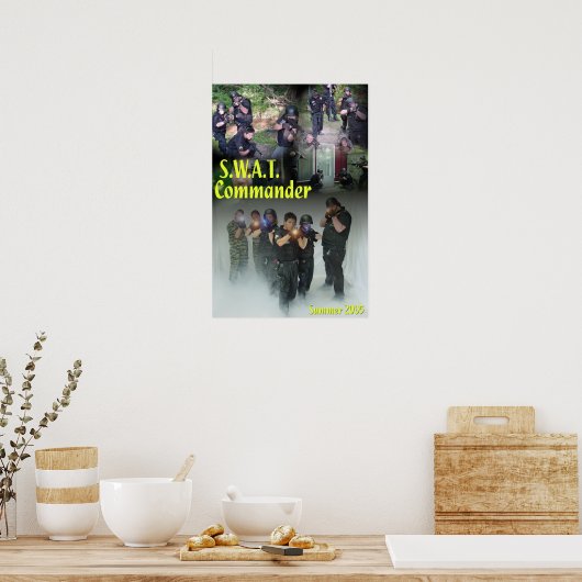 SWAT-commandant Poster (Keuken)