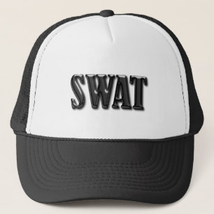SWAT - dunne blauwe lijn Trucker Pet