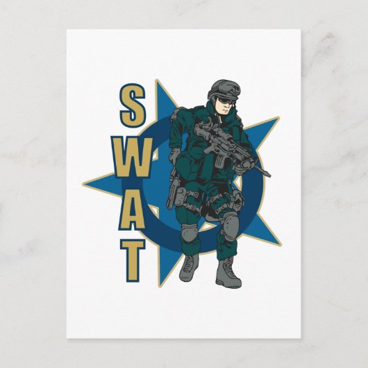 SWAT-functionaris Briefkaart (Voorkant)
