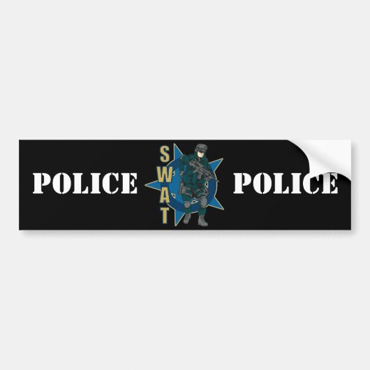 SWAT-functionaris Bumpersticker (Voorkant)