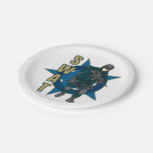 SWAT-politieagent Papieren Bordje (Gekanteld)