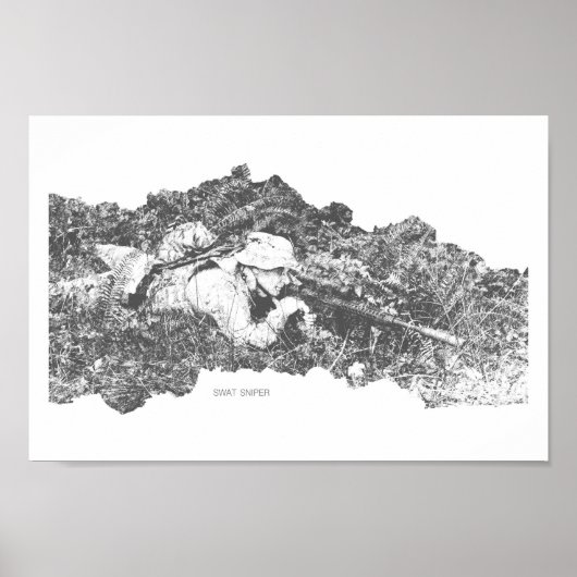 SWAT Sniper Poster (Voorkant)