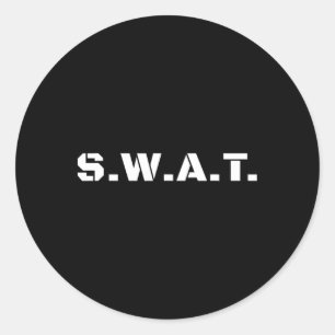 SWAT Team Boys Halloween Kostuum Kinder Tactische Ronde Sticker