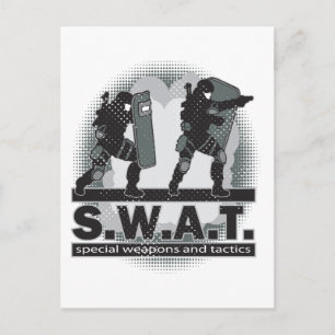 SWAT Team Entrance Briefkaart