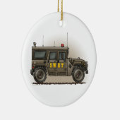 SWAT Team Hummer Police Car Ornament (Rechts)