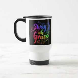 "Sway with Grace" Travel Koffiemok. Reisbeker