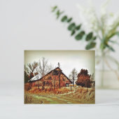Swayback Barn Briefkaart (Staand voorkant)