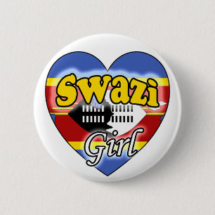 Swazi Girl Ronde Button 5,7 Cm