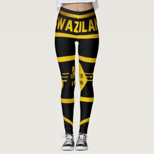 Swaziland Emblem Leggings
