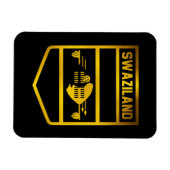 Swaziland Emblem Magneet (Horizontaal)