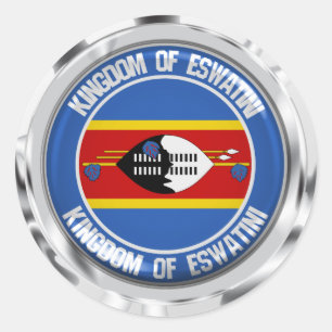 Swaziland ( Eswatini ) Ronde emblem Sticker