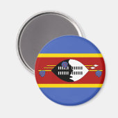 Swaziland Flag Magnet Magneet (Voorkant / Achterkant)