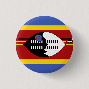 Swaziland Flag Ronde Button 3,2 Cm