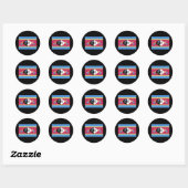 Swaziland Flag Ronde Sticker (Vel)