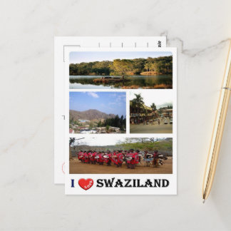 Swaziland - Ik hou van - Briefkaart
