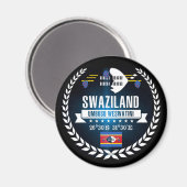 Swaziland Magneet (Voorkant / Achterkant)