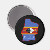 Swaziland Magneet (Voorkant / Achterkant)
